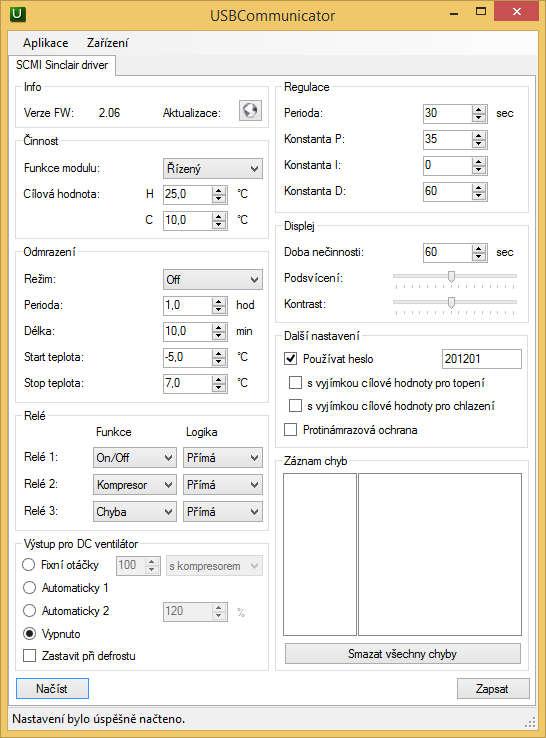 5. A SCMI-01 MODUL BEÁLLÍTÁSA SZÁMÍTÓGÉPPEL A modul beállítása számítógéppel, az USBComunicator program alkalmazásával is lehetséges.