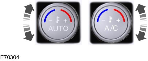 HÁTSÓ ÜLÉSEK Második üléssori ülések Az üléstámlák lehajtása A hőmérsékletet 0,5 C-os (1 F) lépésenként 16 C (61 F) és 28 C (82 F)