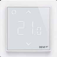 DEVIreg Smart Szobatermosztát DEVIreg Smart Érintőképernyős programozható termosztát elektromos padlófűtési rendszer szabályozásához, Wi-Fi kapcsolattal.