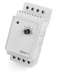 DEVIreg 330 Univerzális termosztát DEVIreg 330 TS-sínre szerelhető elektronikus termosztát különböző fűtési és hűtési feladatokra.