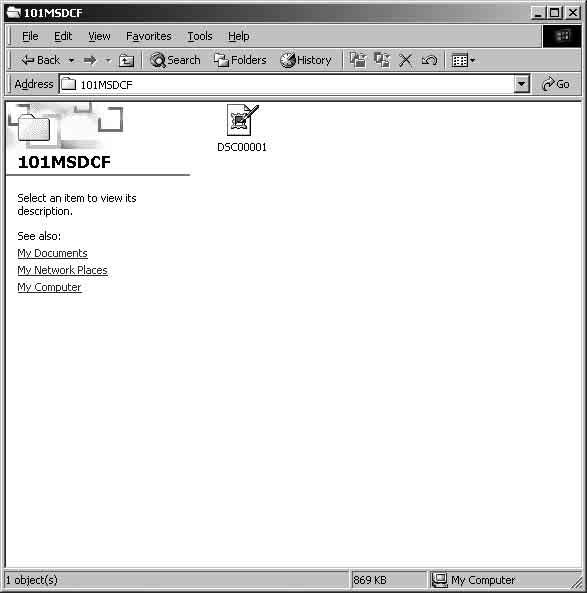 2. lépés: Képek másolása számítógépre Windows esetén Az alábbi példákon a képeket a My Documents (Windows Vista használatakor