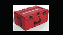 00000295) tartalma: ROCASE 444 piros bőrönd, tálca és rendező nélkül (No. 30000354), 3 részes sarokcsőfogó készlet, ROBOX (No. 00000288), TUBE CUTTER TC 35 + vágókerekek, ROBOX (No.
