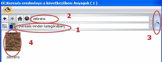 bútorokat is. Először egy Egyajtós alsószekrényt készítünk. Oldalmenü/berendezés kategóriában válassza (1) az Objektum parancsot(2).