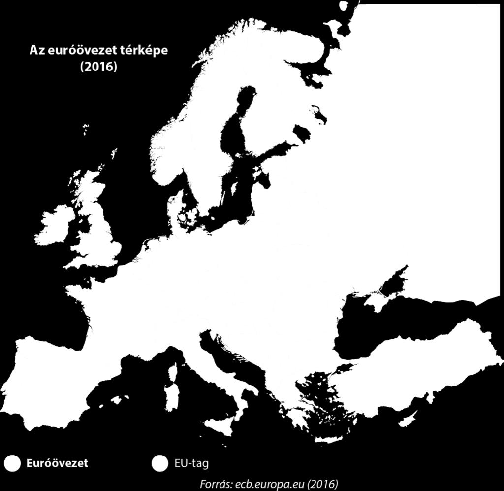 44 45. Ahány ország, annyiféle pénz a devizapiac C. Miért jó az euró? Mi az eurózóna? Az Európai Unió 28 tagországa közül 2016-ban 19 ország polgárának zsebében, pénztárcájában lapul az euró, a 2002.