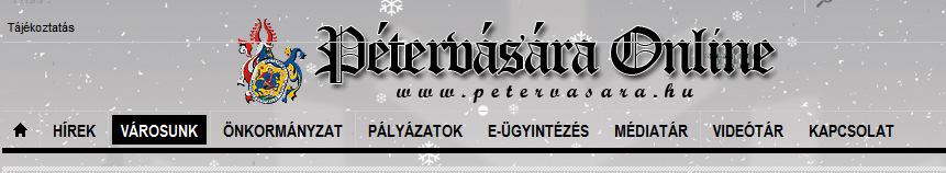 www.petervasara.hu (Pétervására Város hivatalos honlapja), mely egyben a legfontosabb hírforrás is (alcíme: Pétervására Online).