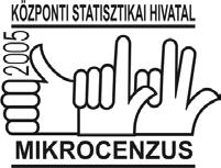 KÖZPONTI STATISZTIKAI HIVATAL 2005.
