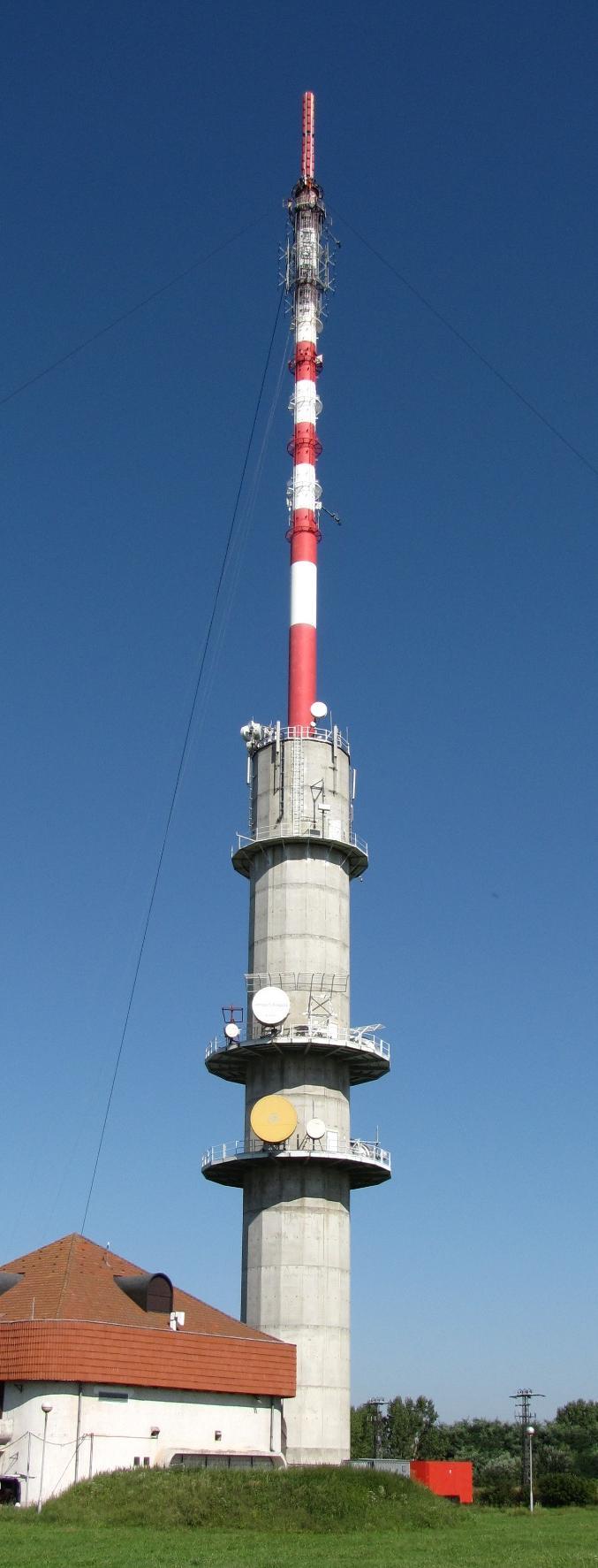 Az Országos Meteorológiai Szolgálat által üzemeltetett, de több intézmény méréseinek is helyet adó mérőhely az Antenna Hungária Rt. adótornya (4.75.