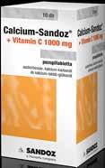 Bioextra Zrt 1134 Budapest, Váci ut 33 /2211/2017 2899 Ft 24 Ft/db Calcium-Sandoz -15% + Vitamin C 1000 mg pezsgőtabletta 10 db alcium pótlásra és C-vitamin hiány esetén (pl.