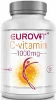 OI--5255/01 879 Ft 88 Ft/db 699 Ft 23 Ft/db 30 db Eurovit C-vitamin 1000 mg retard C-vitamint tartalmazó étrend-kiegészítő retard filmtabletta 90 db Az Eurovit C-vitamin magas hatóanyag tartalmú,