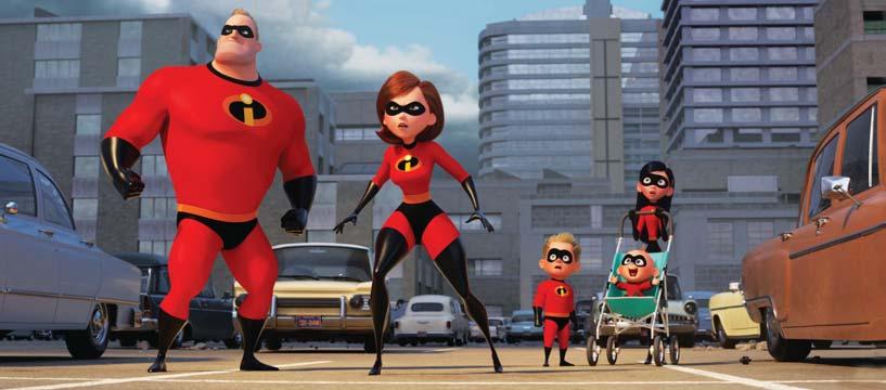 Incredibles 2 2018, színes, amerikai animációs családi-kalandfilm Hossz: 118 perc R.