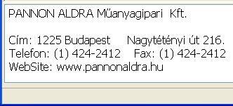 webhelyéhez. Így könnyedén és gyorsan eljuthat a gyártó oldalára akár a programból is, ha különböző információkra volna szüksége a termékeivel kapcsolatban.