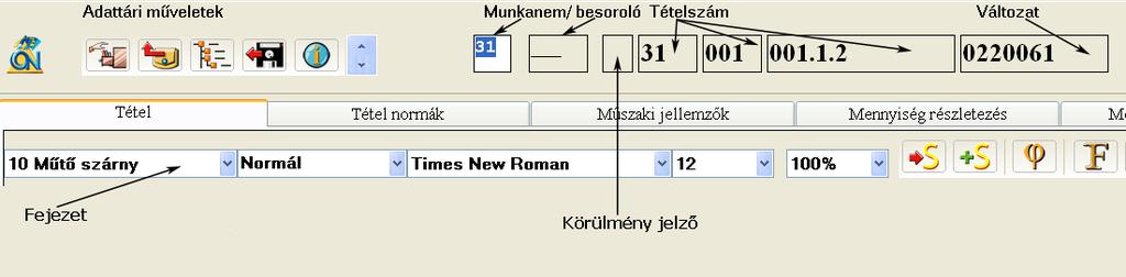 SILVER GOLD Tételek sorrendje 14.4 Költségvetés tételek sorrendjének megváltoztatása A költségvetésbe a tételek rögzítéskor megkapják végleges helyüket.