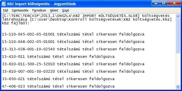 Import - Export SILVER GOLD A megnyitást követően a felhasználónak döntenie kell arról, hogy az importálás során a TERC V.I.P.