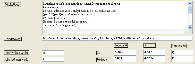 Komplextételek SILVER GOLD Természetesen lehetőség van arra is, hogy olyan munkanemet válasszon az összes komplextétele számára, ami nem szerepel az ÖN adattármunkanem kiosztásában.