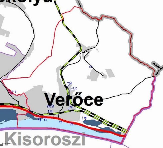 melléklet: Nagyvízi meder és a Vásárhelyi terv továbbfejlesztése keretében megvalósítható vízkár-elhárítási célú szükségtározók területének övezete
