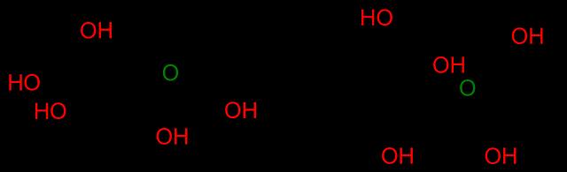 Monoszacharidok izomériája II. Konstitúciós izomerek: azonos összegképlet, az atomok kapcsolódási sorrendje eltérő, pl.