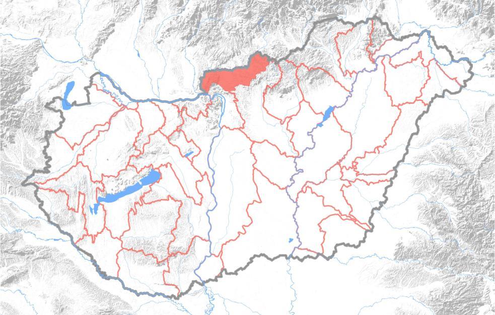 Jelentős vízgazdálkodási problémák 1 A tervezési alegység leírása 1.1 Domborzat, éghajlat Az a Duna hazai területen betorkolló legnagyobb bal parti mellékvize.