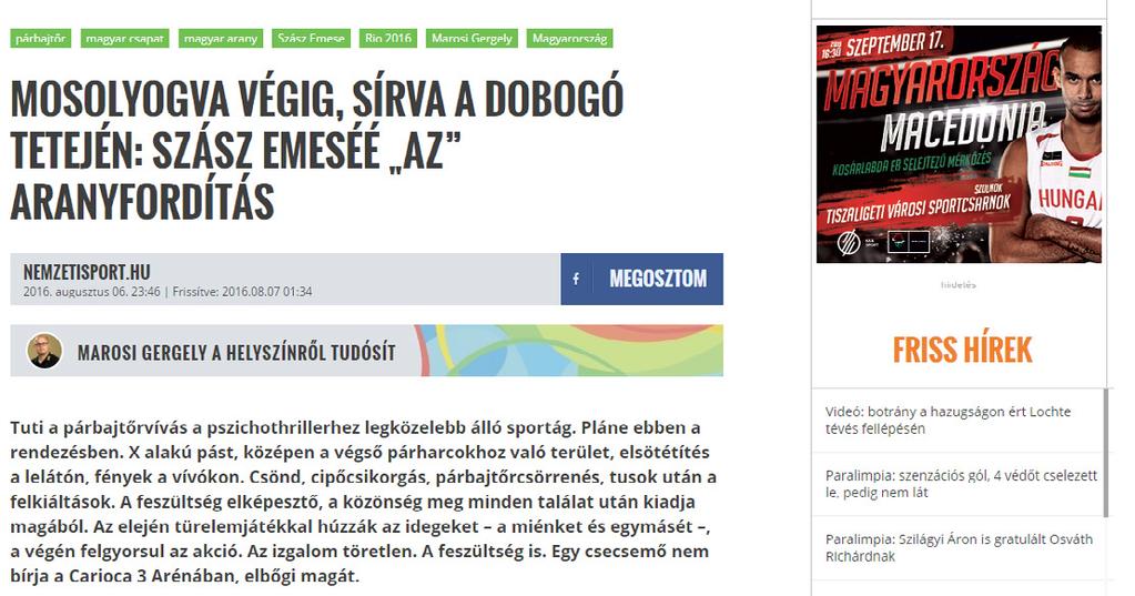158 H. Tomesz Tímea nem mindennapos volt.