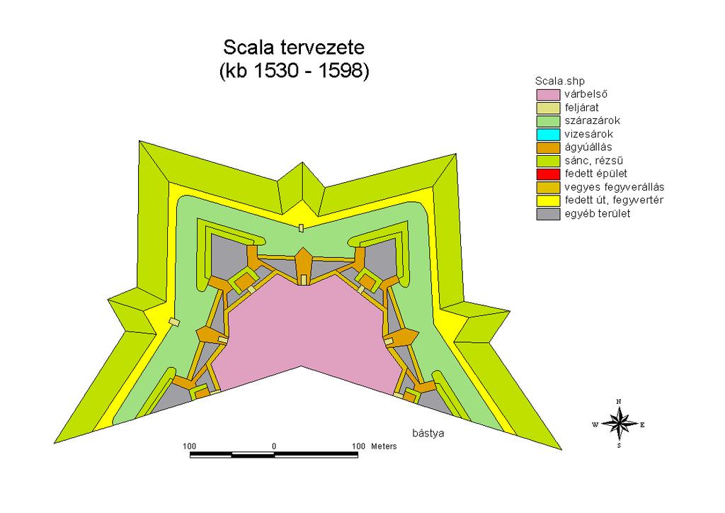 Giovanni Battista G. Tommaso Scala (kb. 1530-1598) Giovanni Battista G. Tommaso Scala már az olasz típusú erődépítések fénykora után kezdi terveit készíteni.
