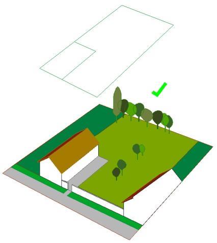 Megfelelő telepítés, tömegformálás A várdombi lakóépületeket általában kis előkert meghagyásával (2-5 méter), vagy előkert nélkül az oldalhatárra, vagy attól