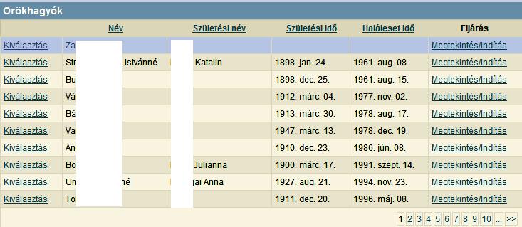 Segítségével a szükséges adatok felvitele és a rögzített információk előkeresése az ügyintéző számára egyszerűvé válik. A tárolt adatok alapján a 29/2010. (XII. 31.) KIM rendelet 1.