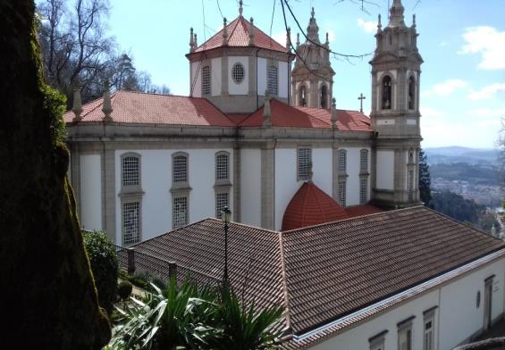 Délután a Braga városához közeli Bom Jesus nevezetű gyönyörű