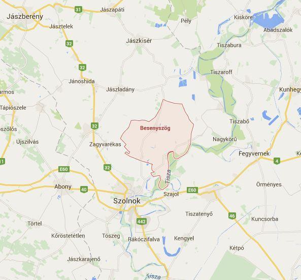 Forrás: Google Maps A település jövőképe a megyei fejlesztési dokumentumokkal összhangban áll. A Parlament 2013.