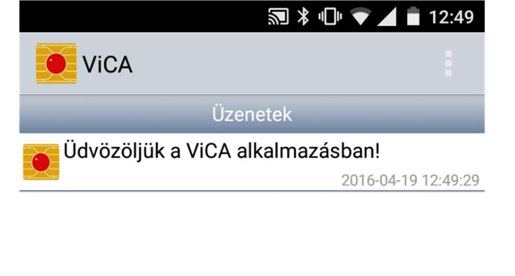 Sikeres belépés után a regisztráció következik. A képernyő alján lévő Regisztráció gombot nyomjuk meg.