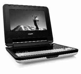 Portable DVD player PET731 Register your product and
