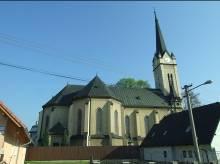k. kostol - pohľad severný krov nad loďou poškodenie