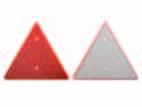 FÉNYVISSZABERŐ SZALAGOK ÉS PRIZMÁK Prizma háromszög, 2 furatos, FRISTOM 0V010311 Prizma PIROS 80 mm átmérő, furattal 0V010313 Prizma NARANCS.