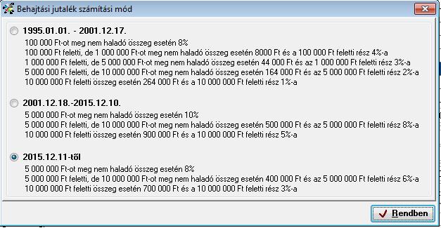 darabnak számít. Amennyiben nem kell egy Levonás fülön lévő jogcímet beszámítani a 33% / 50% megállapításakor, az esetben a Kielégítési sorrend kategóriát kérjük hagyják üresen.