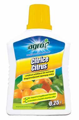 Tápoldat citrusfélékhez A210/53 0,25 l 1 680 12 859254200 19 01 3105 10 00 korlátlan vastartalommal megakadályozza a klorózis kialakulását (levelek sárgulását) ideális tápoldat a citrusfélék minden