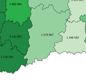 Megyei szinten a legmagasabb, 2,8 és 2,3 millió forint közötti hektáronkénti átlagárak Veszprém, Győr-Moson-Sopron és Somogy megyében voltak megfigyelhetők.