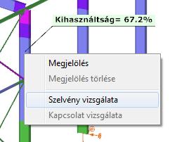 A CSSECTION modul modellből közvetlenül az ANA LÍ ZIS vagy a G L OBÁLIS VI ZSGÁLAT OK fülről érhető el, ha le lett futtatva első vagy másodrendű analízis, vagy szabványos vizsgálat.