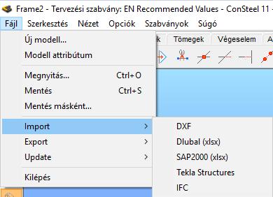 Továbbá definiálható, hogy a beolvasott modell milyen méretaránnyal és mértékegységgel kerüljön beimportálásra.