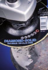 206 1 Új termékek a 205-ös fejezet PFERD kínálatában Gyémántszemcsés-csiszolókorong CC-GRIND -SOLID-DIAMOND CC-GRIND -SOLID-DIAMOND A CC-GRIND -SOLID-DIAMOND-dal a PFERD csiszolókorong-programját egy