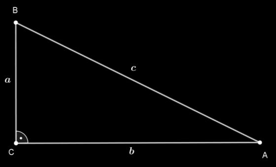 Megoldások I. forduló Szakközépiskola Matematika I. kategória. Megoldás: jelöléseink az. ábrán láthatók.. ábra Az ezzel a, b befogójú, ABC derékszögű háromszög T területére T a b.