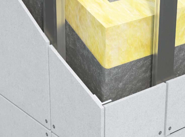 T O P F A C E TOPFACE (TF) homlokzati és erkélyi cementrost panel Szellőztetett függönyfalak végső