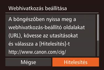 z Válassza ki a [Következő] lehetőséget a <o><p> gombokkal vagy a <7> tárcsa elfordításával, majd nyomja meg a <m> gombot. 8 Válassza az [Autom.] 5 Csatlakozzon egy elérési ponthoz.