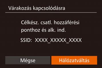 3 Válassza a [Készülék hozzáadása] lehetőséget. z Válassza ki a [Készülék hozzáadása] lehetőséget a <o><p> gombokkal vagy a <7> tárcsa elfordításával, majd nyomja meg a <m> gombot.