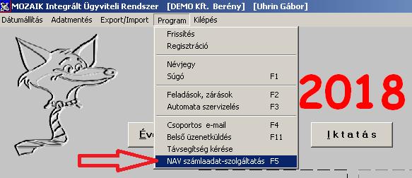 A sikeres regisztrációt és bejelentkezést követően a "Felhasználók" menüpont alatt létre kell hozni egy új technikai felhasználót.