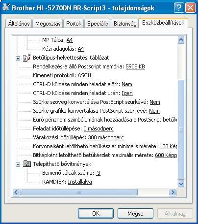3. Illesztőprogram és szoftver A BR-Script (PostScript 3 nyelv emuláció) nyomtató meghajtó funkciói (Windows operációs rendszerhez) 3 További tájékoztatást a nyomtató meghajtó Súgó szövegében