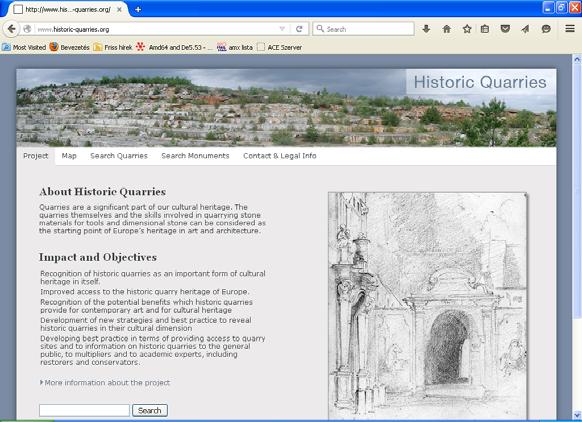 Példák Történeti kőbányák (Historic quarries) nemzetközi projekt adatbázisa forrás: Schafarzik 1904 adatok,