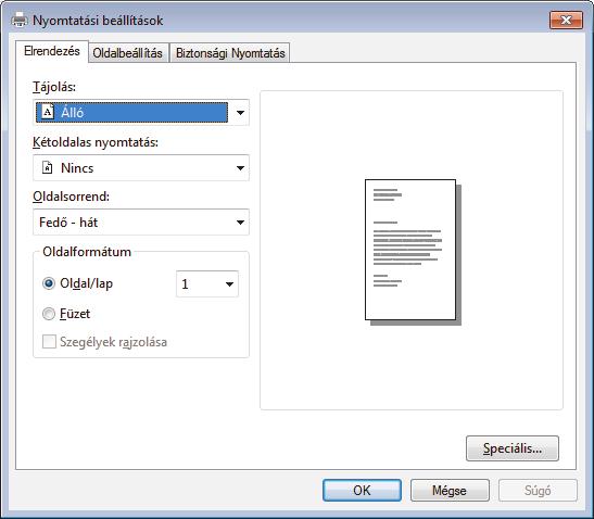 Kezdőlap > Nyomtatás > Nyomtatás a számítógépről (Windows ) > Dokumentum nyomtatása a BR-Script3 nyomtató illesztőprogrammal (PostScript 3 nyelvi emuláció) (Windows ) Dokumentum nyomtatása a