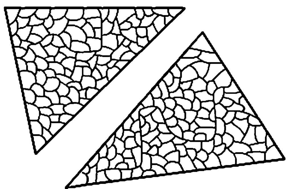 Ipszilon (Y) A verseny két játékos között folyik, akik felváltva színezik ki a háromszög egy-egy