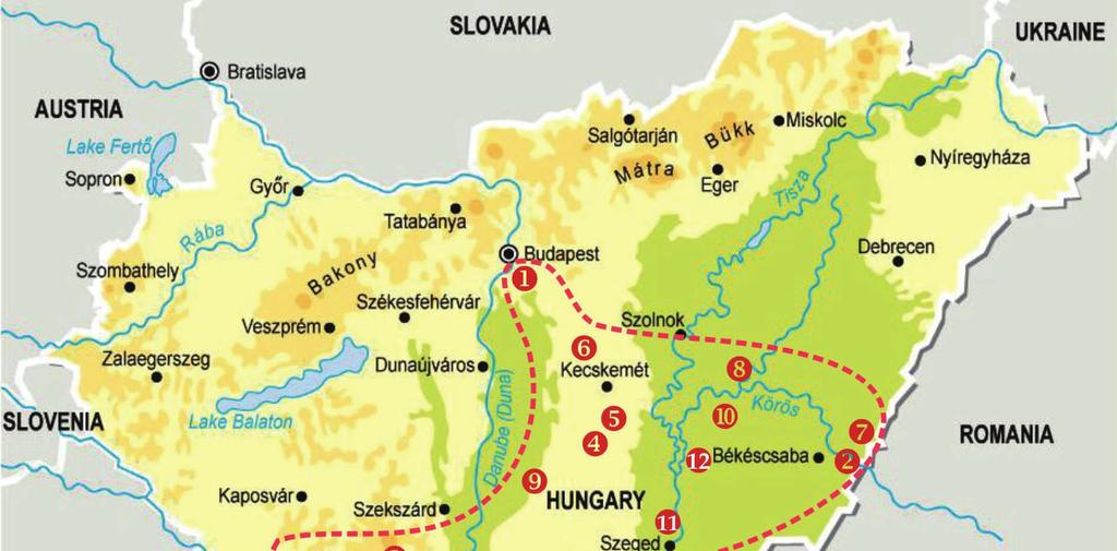 e Acta Nat. Pannon. 2 (2) 2010 145 4. ábra. Tuta absoluta lelőhelyek Magyarországon Fig. 4. Distribution of Tuta absoluta in Hungary gyében ismét jelentős károk alakultak ki.