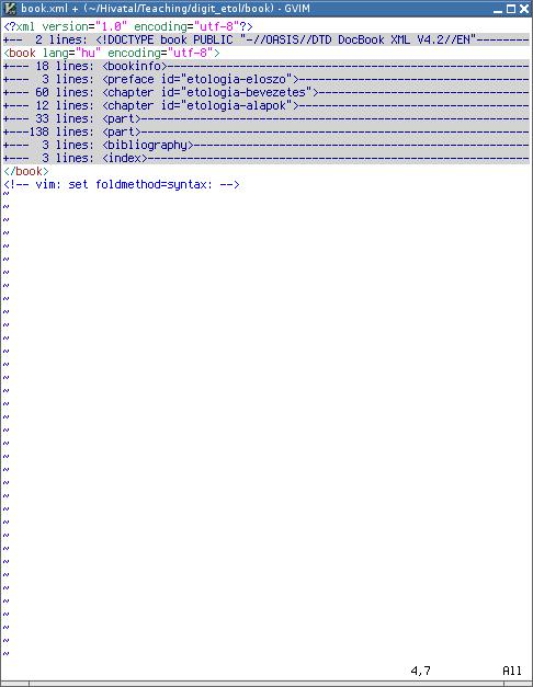 Tananyag fejlesztés: technikai szempontok XML