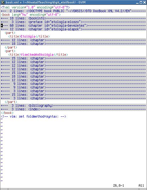 Tananyag fejlesztés: technikai szempontok XML