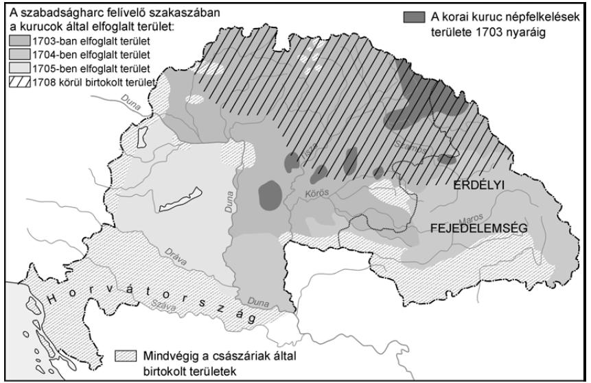 2. A feladat a Rákóczi-szabadságharcra vonatkozik.